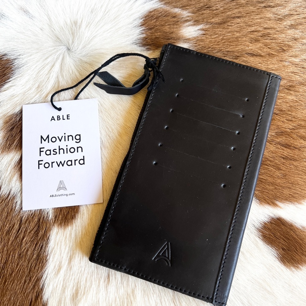 Able Black Card Holder Wallet